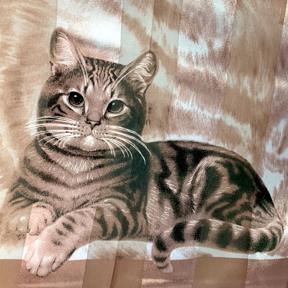 Symphony Scarfs Striped Cats Scarf NEW! - Picture 6 of 11